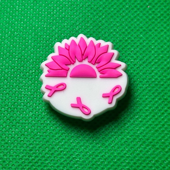 CROCS Accessories - 🌼 (5/$10 or 10/$15) NEW “Breast Cancer” 🎀 Croc Charm Collection